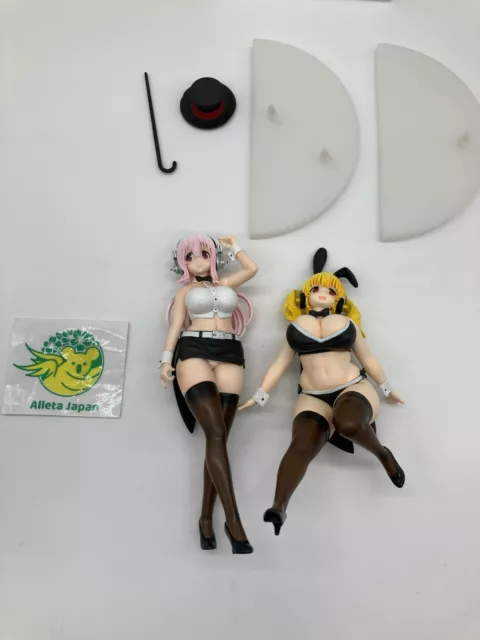 Super Sonico Pochaco Magic Show Magical Figure Doll Set of 2 Taito Prize Toy 2