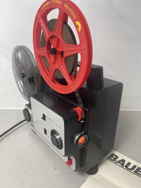 CINE FILM PROJECTOR BAUER T2 SUPER 8 STD 8 FULLY SERVICED Ready to use movie 3