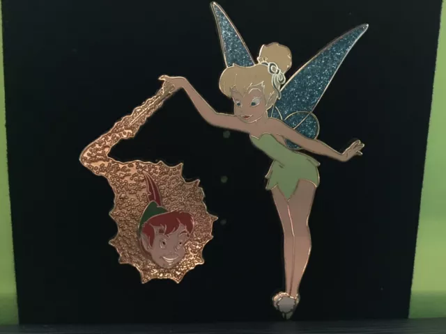 Disney Auctions - Tinker Bell Conjures Peter Pan Jumbo Pin LE 100