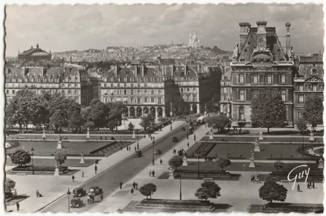 Postcard, Paris, La Butte Montmartre France, André Leconte / Guy, Louvre