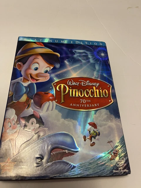 Pinocchio (DVD, 2009, 2-Disc Set, 70th Anniversary Platinum Edition)