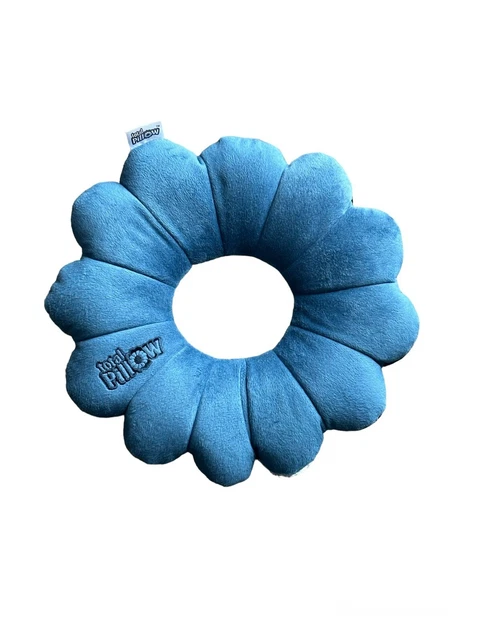 Total Pillow Microbead Adjustable Travel Pillow for Neck And Lumbar Support
