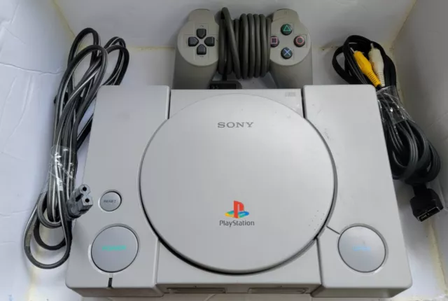 Official Sony PlayStation 1 PS1 Slim PSone Console Complete w Controller! ~  LQQK