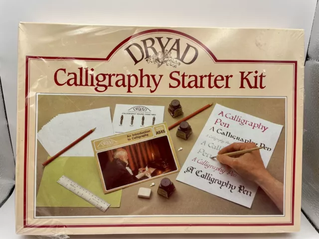 Dryad Calligraphy Starter Kit Set Boxed With Pen Nibs Ink Book New And Sealed