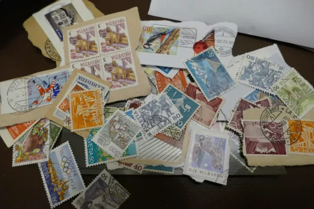 60 Switzerland Swiss postage stamps -  philately postal