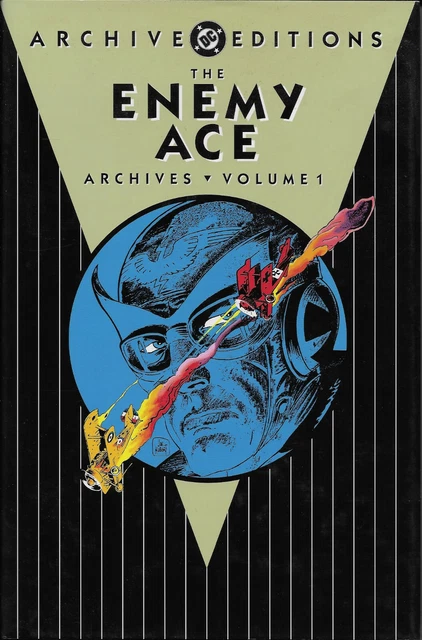 Enemy Ace Archives vol1 signed by creator Joe Kubert Silver age DC Comics HC WWI