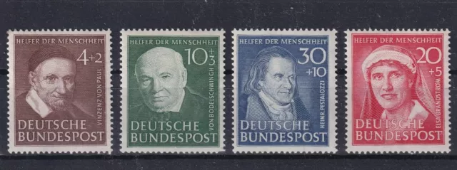 Allemagne 1951 Timbres caritatifs pour les Aides de l'Humanité MH