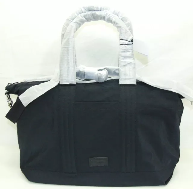 REBECCA MINKOFF WASHED Nylon Weekender BLACK HU18EWNW04 NEW w