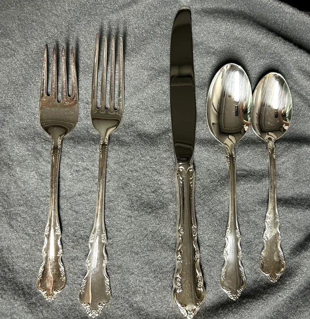 REED BARTON Dresden Rose Silverplate 1953 Srvc for 12 in box 372.00 PicClick