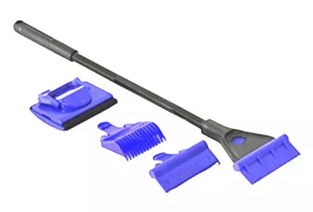 D-D Aqua Scraper 4-In-1 Tool 6" 12'' 24'' Aquarium Fish Tank Algae Cleaner