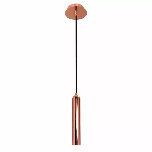 Moderno Lámpara de Techo Colgante Cobre Rojo Altura 120cm GU10 LED Italux BAR