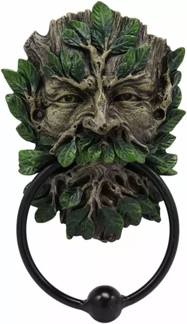 English Celtic Traditional Greenman Forest Deity Spirit Decorative Door Knocker 3