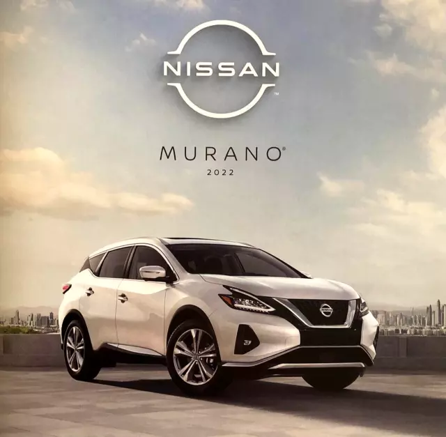 2022 Nissan Murano Crossover—14 Page U.s. Sales Brochure—New Nos