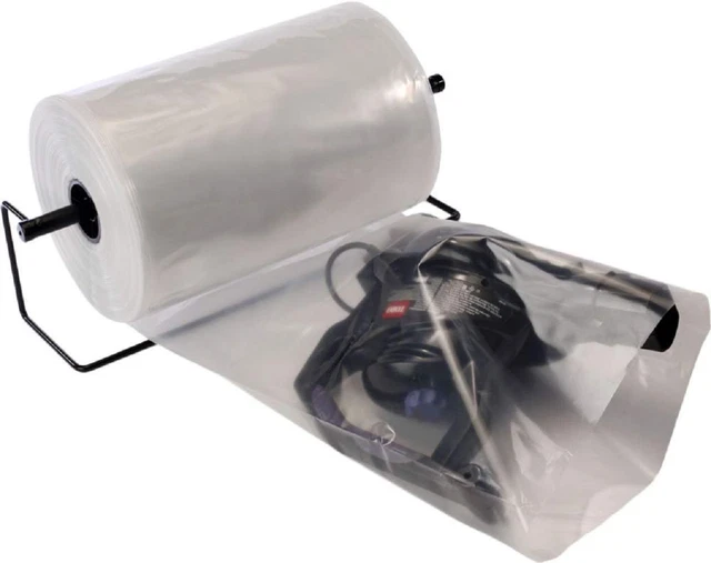 Pack of Clear Poly Tubing on Roll 36 x 750. Ultra Thick 4 mil Plastic Bags for