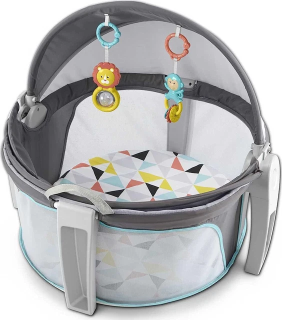 Portable Bassinet and Play Space On-The-Go Baby Dome with Developmental toys