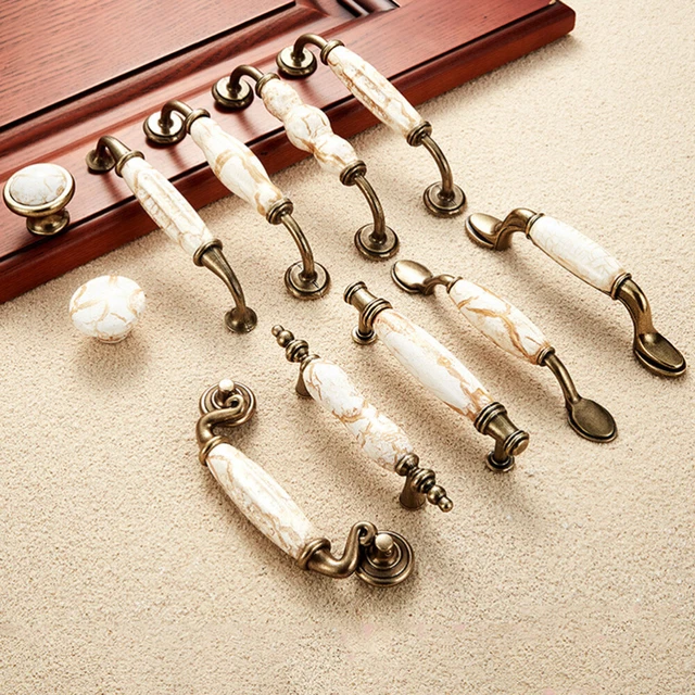 4 Pcs Cabinet Handle Wardrobe Handle Cabinet Drawer Pulls Cupboard 10