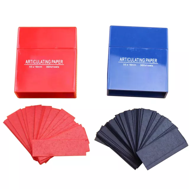 300 Sheets Dental Articulating Paper Dental Lab Products Teeth Care Strips Tool
