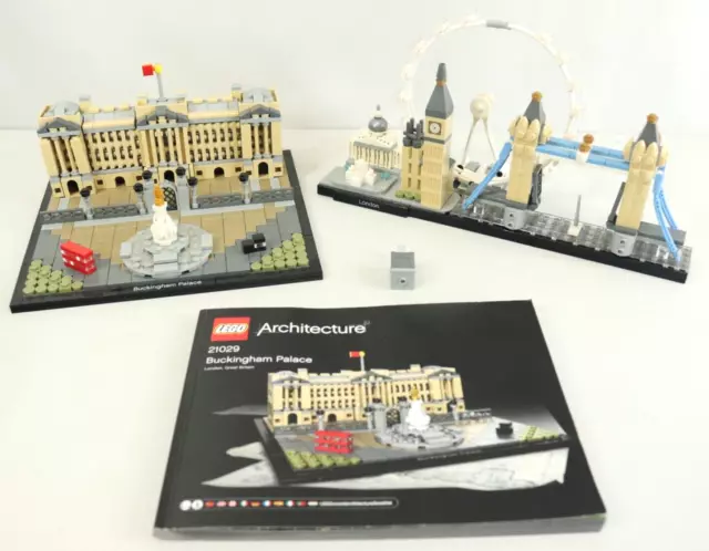 Lego Architecture: Buckingham Palace (21029) & London (21034), Pre-Built #232