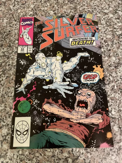 Silver Surfer #43 [volume 3], Marvel Comics – Excellent Condition