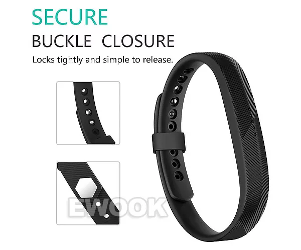 Silicone Replacement Wristband Watch Band Strap For Fitbit Flex 2 Smart bracelet 3