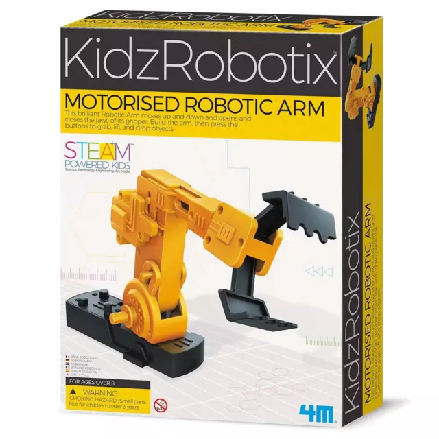 Motorised Robotic Arm Building Kit KidzRobotics Construction Set Age 8+