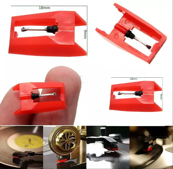 Turntable Diamond Stylus Needle for LP Record Player Phono Ceramic Cartridge 1pc