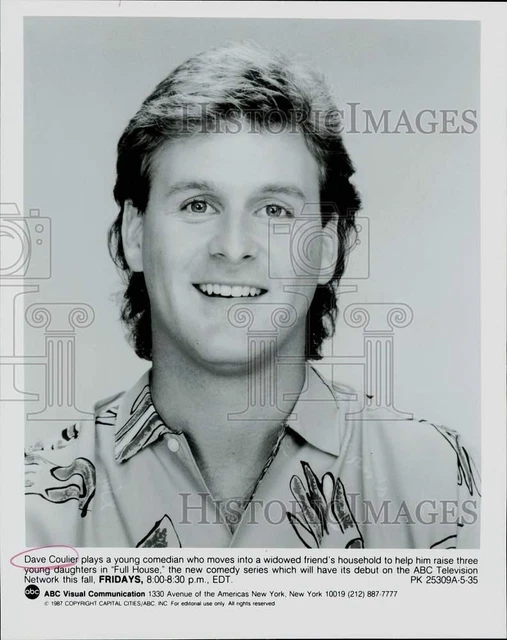 1987 Press Photo Actor Dave Coulier, Star of "Full House" TV Series - sap77908
