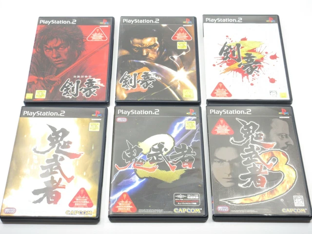 ONIMUSHA KENGO SAMURAI Sinobi Capcom Action Battle Jeu PlayStation2 PS2