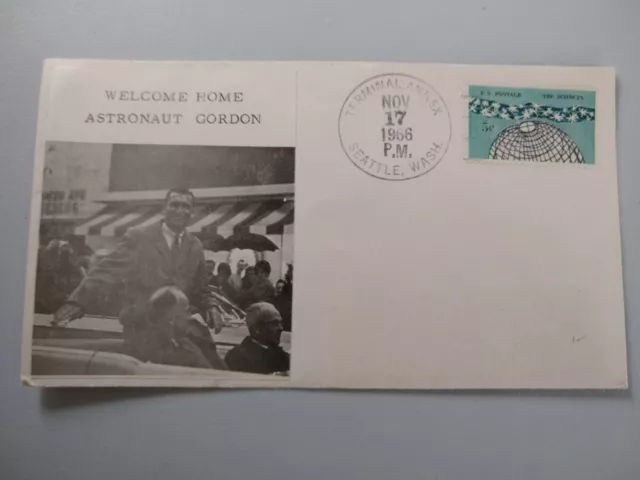 Letter Cover - Welcome Home Astronaut Gordon