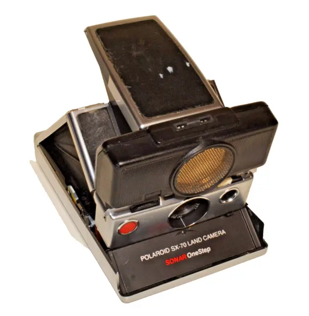 Polaroid SX-70 Land Camera Sonar OneStep TESTED WORKING