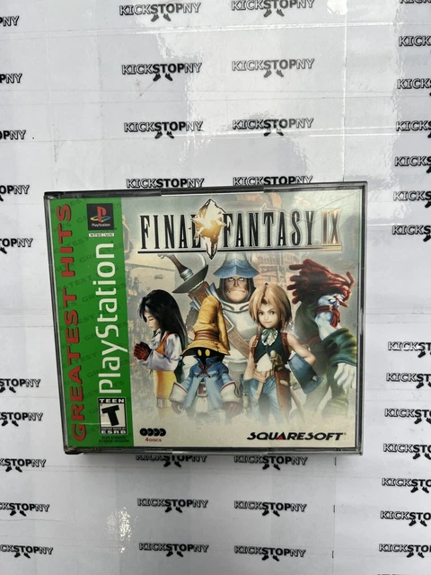 Jeu Final Fantasy IX PS1 - Édition Platinum - Version PAL - Occasion, Testé Et Jouable