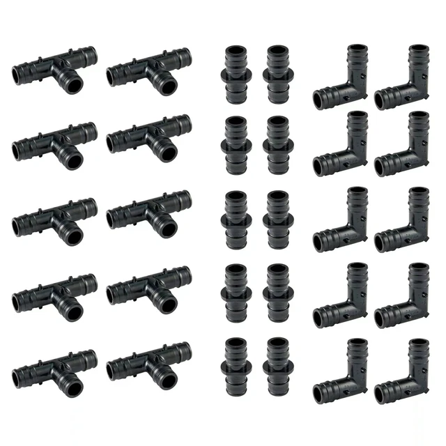 (Pack of 30) 1/2" Poly PPSU Pex-a Expansion Fitting Bundle with