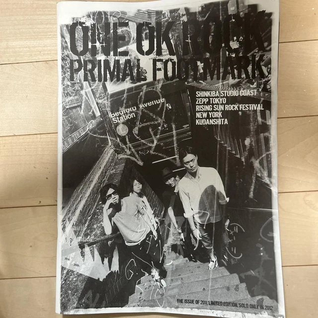 ONE OK ROCK - PRIMAL FOOTMARK 会報 #1 2012 ONE OK ROCK PRIMAL FOOTMARK 2012 | eBay