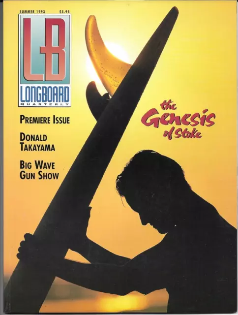 LONGBOARD Quarterly Mag Summer 1993 - Premiere Issue - BRAND NEW - No Label