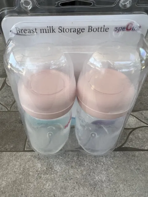 NIB Spectra Breast Milk Storage Bottle 160ml 2pcs