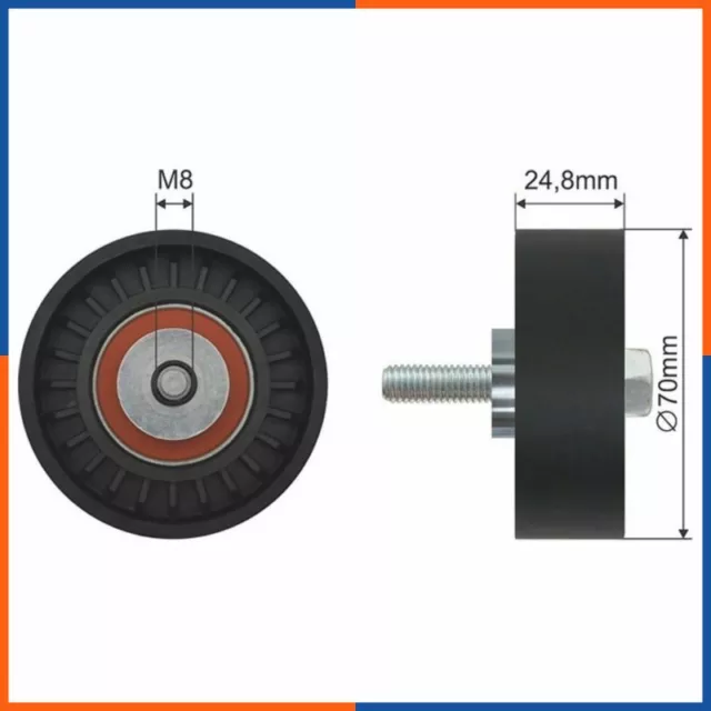 Galet tendeur de courroie d'accessoire pour MERCEDES | 1112020119, 540422