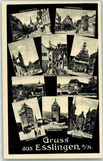 10215012 - 7300 Esslingen Schelztor Wolfstor Landolinsplatz Burg