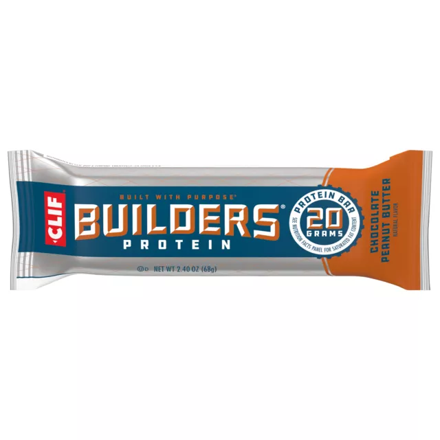 Clif Builder Bar Peanut Butter 2.4 oz (Pack Of 12)