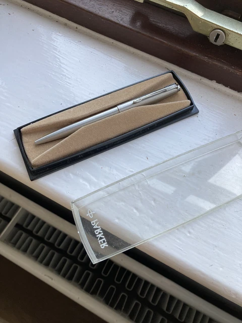 parker steel ballpoint pen 45
