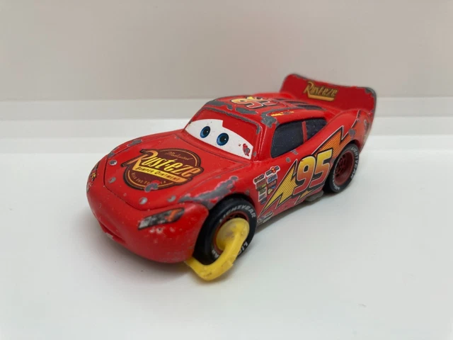 FIGURINE Cars Flash McQueen Lightning 95 Sabot DISNEY PIXAR VOITURE JOUET