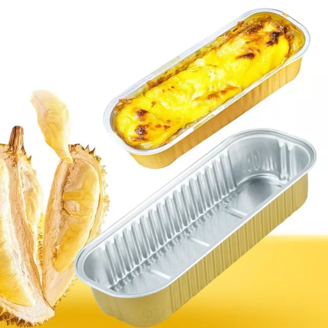 10pcs Hardened Aluminum Foil Plate Thickening Tinfoil Baking  Pans  Cheese