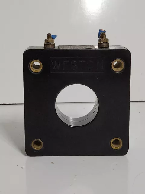 TESTED Weston Instruments Model 605 Current Transformer 200:5 Ratio 5VA 25-800Hz