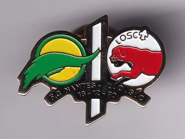 Pin's FC Nantes – Supporteur Football – Vintage – Fabriqué En France