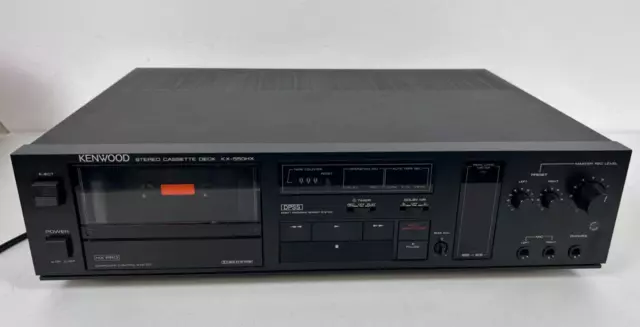 Kenwood KX-550HX Stereo Tape Cassette Deck Player Recorder (BOXED)
