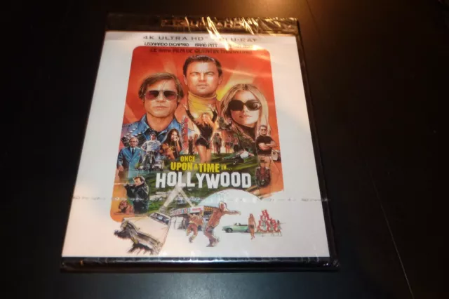 Coffret BLU-RAY 4K + BLU-RAY neuf ONCE UPON A TIME IN HOLLYWOOD Brad PITT