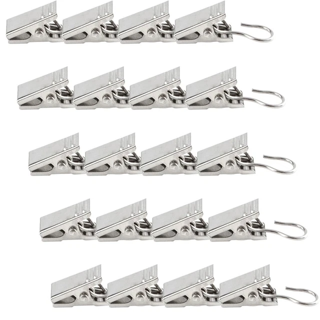 Curtain Rod Clips Drapery Clip Metal Shower Curtain Rod Clip Rings Drapery Clamp