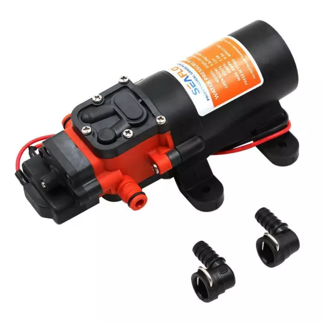 Marine Boat 12V 1.2GPM 35PSI Water Pressure Pump W/ Pressure Switch