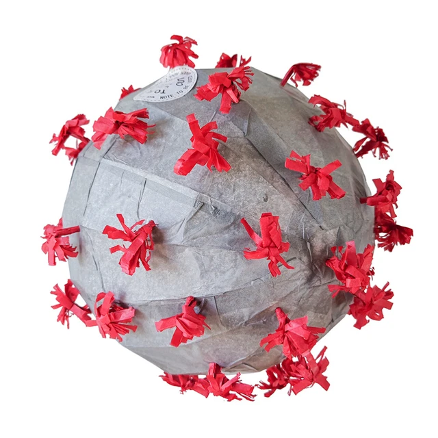 1 pieza Pinata Candy Toy Niños Divertidos Piñata Relleno Cumpleaños Juguete (gris)