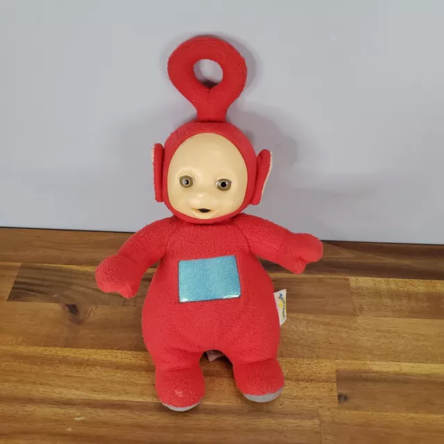 1998 Teletubbies Red Po 16" Talking Plush Stuffed Doll PlaySkool Hasbro Working