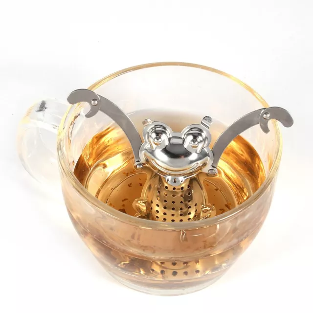 Cute Practical Stainless Steel Tea Infuser Strainer For Loose Tea Coffee Beans 3